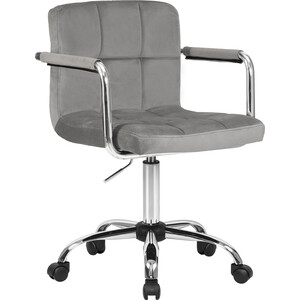 Офисное кресло для персонала Dobrin TERRY LM-9400 серый велюр (MJ9-75) офисное кресло для руководителей dobrin benjamin lmr 117b серый