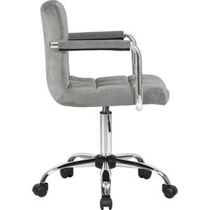 фото Офисное кресло для персонала dobrin terry lm-9400 серый велюр (mj9-75)