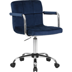 Офисное кресло для персонала Dobrin TERRY LM-9400 синий велюр (MJ9-117) офисное кресло для персонала dobrin terry lm 9400 серый велюр mj9 75
