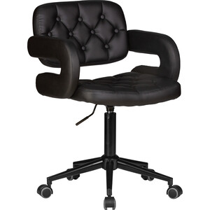 офисное кресло для персонала dobrin larry black lm 9460 blackbase Офисное кресло для персонала Dobrin LARRY BLACK LM-9460_BlackBase черный