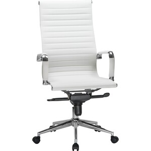 Офисное кресло для руководителей Dobrin CLARK LMR-101F белый офисное кресло для персонала dobrin monty lm 9800 белый