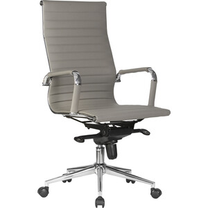 Офисное кресло для руководителей Dobrin CLARK LMR-101F серый офисное кресло для персонала dobrin monty lm 9800 серый