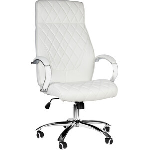 фото Офисное кресло для руководителей dobrin benjamin lmr-117b белый