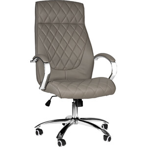 Офисное кресло для руководителей Dobrin BENJAMIN LMR-117B серый офисное кресло для руководителей dobrin benjamin lmr 117b кремовый