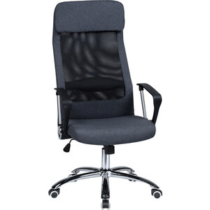 Офисное кресло для персонала Dobrin PIERCE LMR-119B серый офисное кресло для руководителей dobrin benjamin lmr 117b кремовый