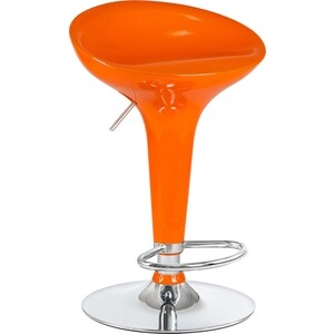 Стул барный Dobrin BOMBA LM-1004 оранжевый стул аскона оранжевый кожзам металлик