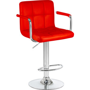 Стул барный Dobrin KRUGER ARM LM-5011 красный проложенный стул стол стекируемые красный 10 шт