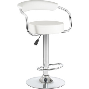 Стул барный Dobrin MARTA LM-5013 белый сиденье для барного стула со спинкой delinia орлеан 43 5x26 см белый