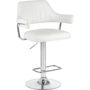 Стул барный Dobrin CHARLY LM-5019 белый сиденье для барного стула со спинкой delinia орлеан 43 5x26 см белый