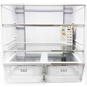 Холодильник NFI-4414, cross door, черное стекло, inverter Ginzzu NFI-4414