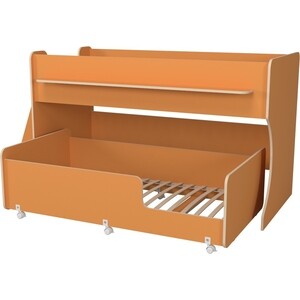 Двухъярусная кровать Капризун Капризун 7 (Р444-оранжевый) двухъярусная кровать с лестницей с ящиками капризун капризун 12 р444 2 розовый