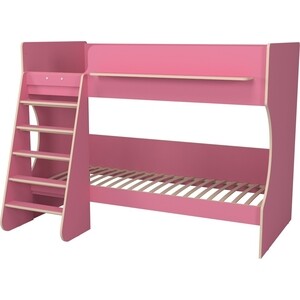 Двухъярусная кровать Капризун Капризун 8 (Р438-розовый) Капризун 8 (Р438-розовый) - фото 1