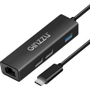 

Адаптер Ginzzu HUB GR-762UB TYPE C, 1xUSB3.0, 2xUSB2.0, LAN 10/100Mb/s, металл, HUB GR-762UB TYPE C, 1xUSB3.0, 2xUSB2.0, LAN 10/100Mb/s, металл