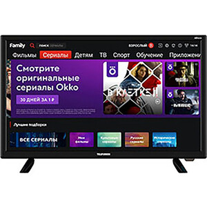

Телевизор TELEFUNKEN TF-LED24S81T2S черный, TF-LED24S81T2S черный