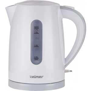 чайник zck7616l white lime zelmer Чайник электрический Zelmer ZCK7616S WHITE/SYMBIO