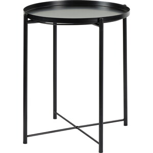 Кофейный столик Bradex Moon диам. 45x51 см, чёрный (FR 0829)