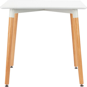 Стол Bradex Summer 80x80x75 см, белый (FR 0403) стол бител флорида см 5 ножки массив изогнутые белые btl10000526