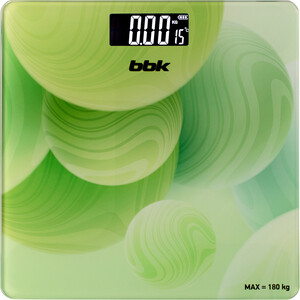 Весы напольные BBK BCS3003G зеленый