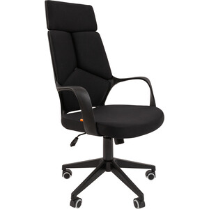 Офисное кресло Chairman 525 Россия ткань 26-28 черный (00-07103574) офисное кресло chairman 279 кож зам черный