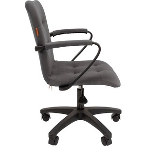 Офисное кресло Chairman 030 Россия ткань Т-55 серый, пластик (00-07107534)