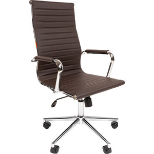 Офисное кресло Chairman 755 экопремиум коричневый (00-07107682) офисное кресло chairman 651 коричневый