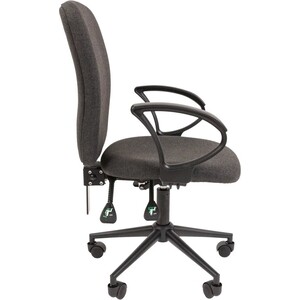 Офисное кресло Chairman 9801 Россия ткань С-2 серый Black (00-07111817)
