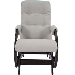 Кресло-маятник Мебелик Модель 68 Ткань ультра смок, каркас венге
