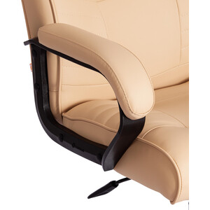 фото Компьютерное кресло tetchair кресло maxima хром (22) кож/зам, бежевый, 36-34