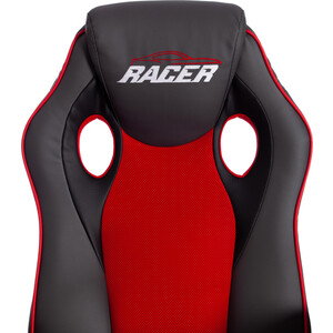 фото Компьютерное кресло tetchair кресло racer gt new кож/зам/ткань, металлик/красный, 36/08