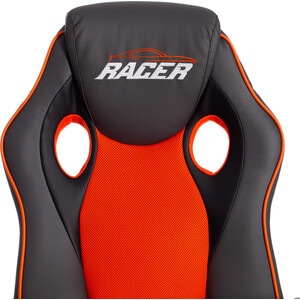 фото Компьютерное кресло tetchair кресло racer gt new кож/зам/ткань, металлик/оранжевый, 36/07