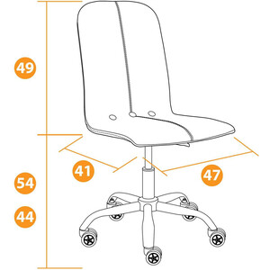 Компьютерное кресло TetChair Кресло RIO экошерсть/кож/зам, коричневый/бежевый, 1811-5/36-34