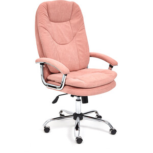 Компьютерное кресло TetChair Кресло SOFTY LUX флок , розовый, 137 кресло tetchair comfort lt 22 флок розовый 137