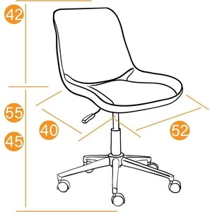 фото Компьютерное кресло tetchair кресло style флок , бордовый, 10