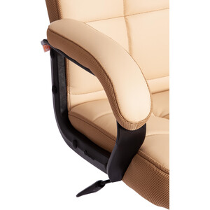 Компьютерное кресло TetChair Кресло TRENDY (22) кож/зам/ткань, бежевый/бронзовый, 36-34/21