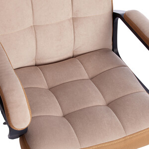 фото Компьютерное кресло tetchair кресло trendy (22) флок/ткань, бежевый/бронза, 7/tw-21