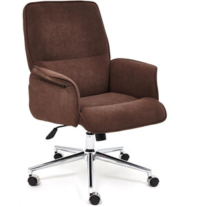 Компьютерное кресло TetChair Кресло YORK флок , коричневый, 6 кресло tetchair softy lux флок коричневый 6 13595