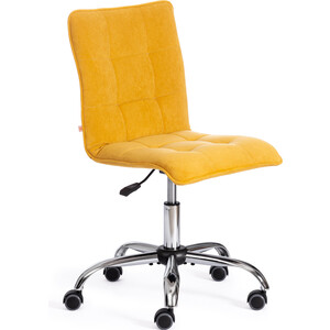 Компьютерное кресло TetChair Кресло ZERO велюр Clermon, горчичный, 170 офисное кресло для персонала dobrin diana lm 9800 gold розовый велюр mj9 32