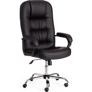 Компьютерное кресло TetChair Кресло СН9944 (22) хром кож/зам, черный, 36-6 компьютерное кресло для геймеров arozzi vernazza vento ash