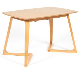 TetChair Стол раскладной Vaku (Ваку) основание бук, столешница мдф, 80x120+40x75 см натуральный раскладной стол сокол