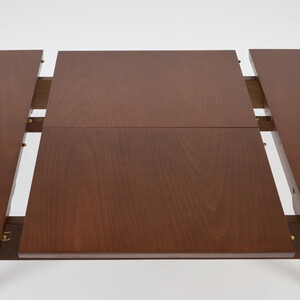 TetChair Стол раскладной Pavillion (Павильон) основание бук, столешница мдф 80x120+40x75 см коричневый
