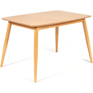 TetChair Стол раскладной Pavillion (Павильон) основание бук, столешница мдф 80x120+40x75 см натуральный раскладной стол мебелик