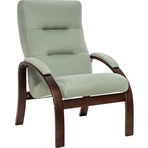 Кресло Leset Лион, орех текстура, ткань V14 кресло leset лион слоновая кость ткань v14