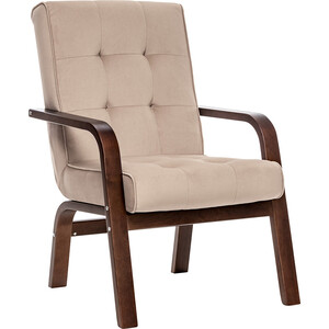 Кресло Leset Модена орех текстура, ткань V18 кресло tetchair bend орех кож зам