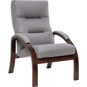Кресло Leset Лион орех текстура, ткань Malmo 90 кресло качалка leset милано орех текстура ткань v39