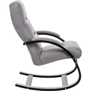 Кресло-качалка Leset Милано венге, ткань Malmo 90