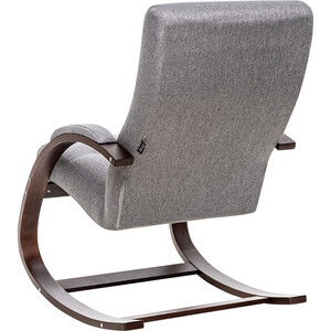 Кресло-качалка Leset Милано орех текстура, ткань Malmo 90