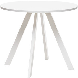 Стол Leset Франк белый, металл белый стол раздвижной leset меган бодега белый серый