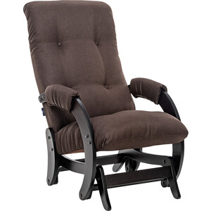 Кресло-качалка Leset Модель 68 (Футура) венге текстура, ткань Malmo 28 кресло качалка leset модель 68 футура дуб беленый ткань v18