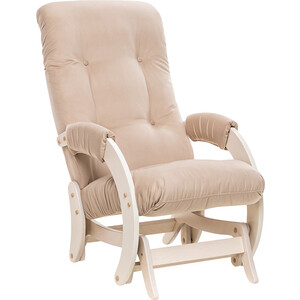 Кресло-качалка Leset Модель 68 (Футура) дуб беленый, ткань V18 leset кресло качалка дэми слоновая кость ткань v23