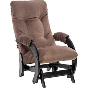 Кресло-качалка Leset Модель 68 (Футура) венге текстура, ткань V23 кресло качалка мебелик сайма экокожа шоколад каркас венге структура п0004568